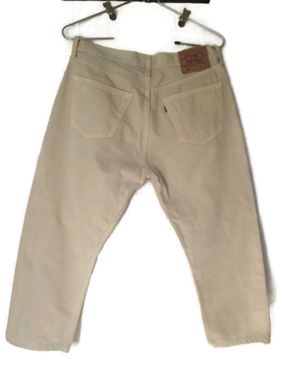 brown levi jeans