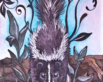 Skunk Limited Art Print Unique Wall Decor for the Animal/Nature Lover