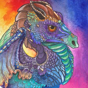 Dragon Limited Art Print Unique Wall Decor for the Fantasy/Animal/Nature Lover