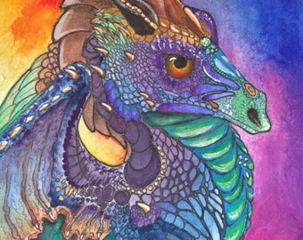 Dragon Limited Art Print Unique Wall Decor for the Fantasy/Animal/Nature Lover