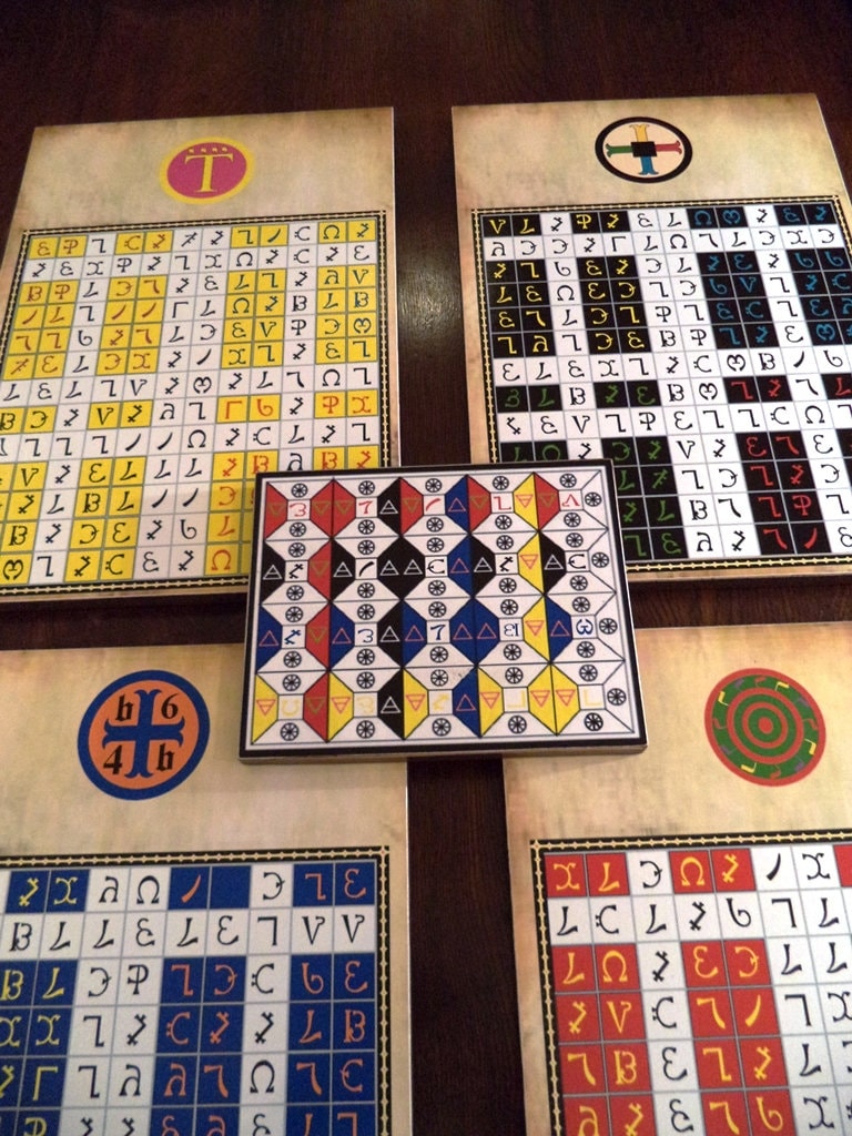 Enochian Elemental Tablets of the Watchtowers. Etsy