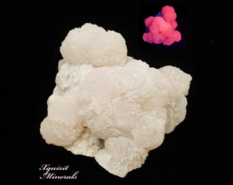 Manganocalcite, (Manganoan) Calcite, Fluorescent, Aja Mine, Ancash, Peru (73)