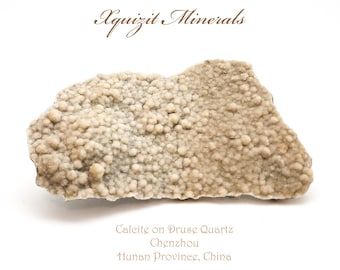Calcite and Stibnite on Druse Quartz, Chenzhou, Hunan, China (79)