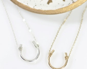 Lucky Horseshoe Necklace