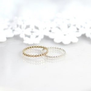 Dainty Dot Stacking Ring