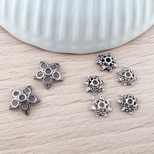 End Beads Caps antique silver for necklace, DIY Ends Jewelry supplies finding