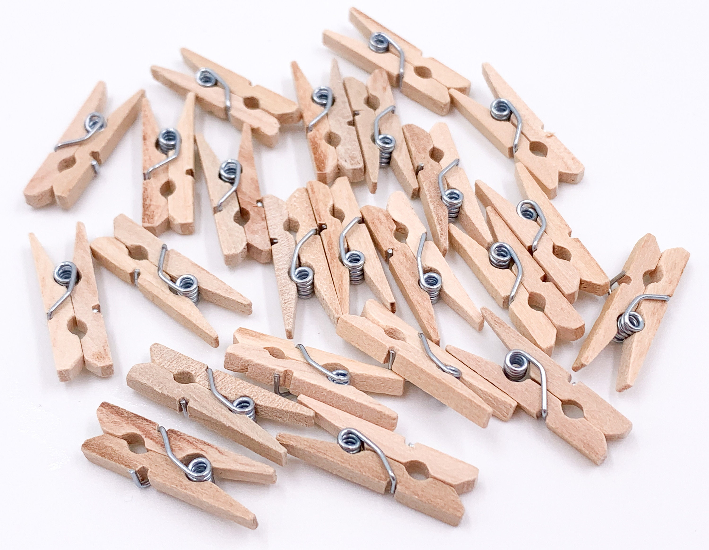 50 Mini épingles à linge 2.5cm / 3.5cm mini pinces à linge Etsy