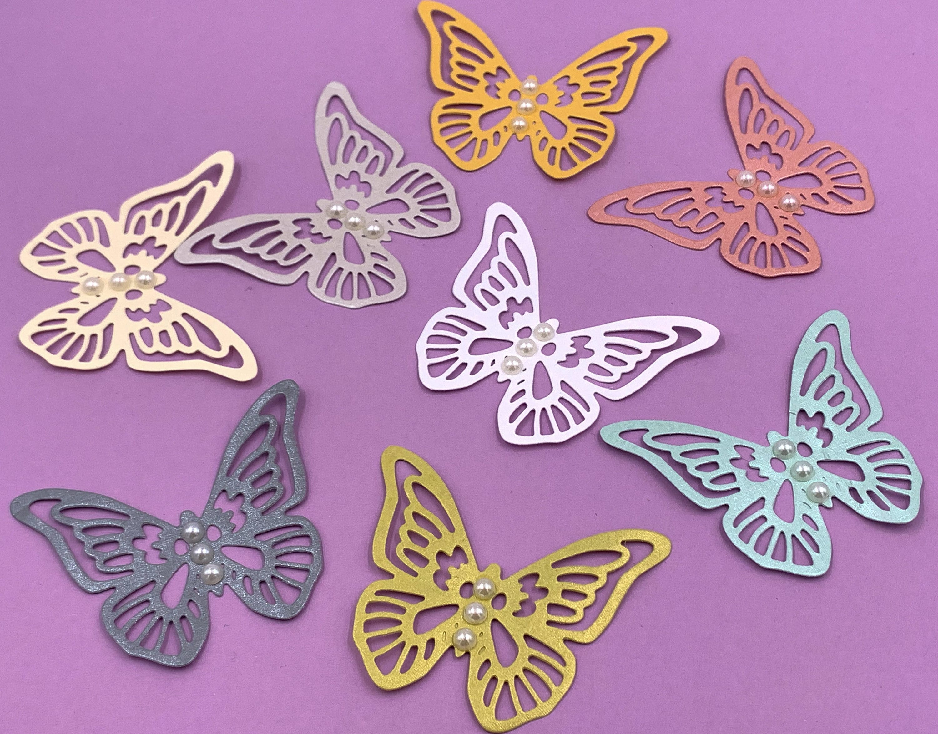 Onesided Die Cut Butterfly Butterfly paper Cardstock Etsy