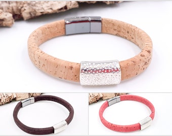 Unisex Cork Bracelet, Vegan Bracelet Christmas gift idea