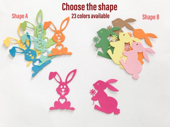 Einseitige Sterben Geschnitten Kaninchen Papier Karton Bunny Etsy