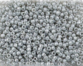 10g de perles de rocaille Toho 8/0 TR-08-150 argent (Fumée de Ceylan), bijoux DIY