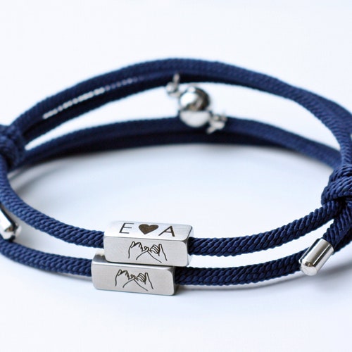 Girlfriend and Boyfriend Double Matching Wish Bracelets Etsy
