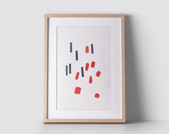 Dot & Dash Limited Edition Minimal Screen Print