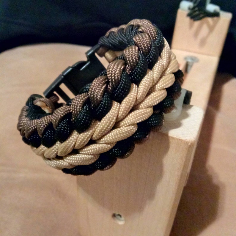 Wide Sanctified Paracord Bracelet Etsy