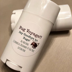 Citronella Bug Repellent Lotion Bar: Natural Rosemary & Tea Tree