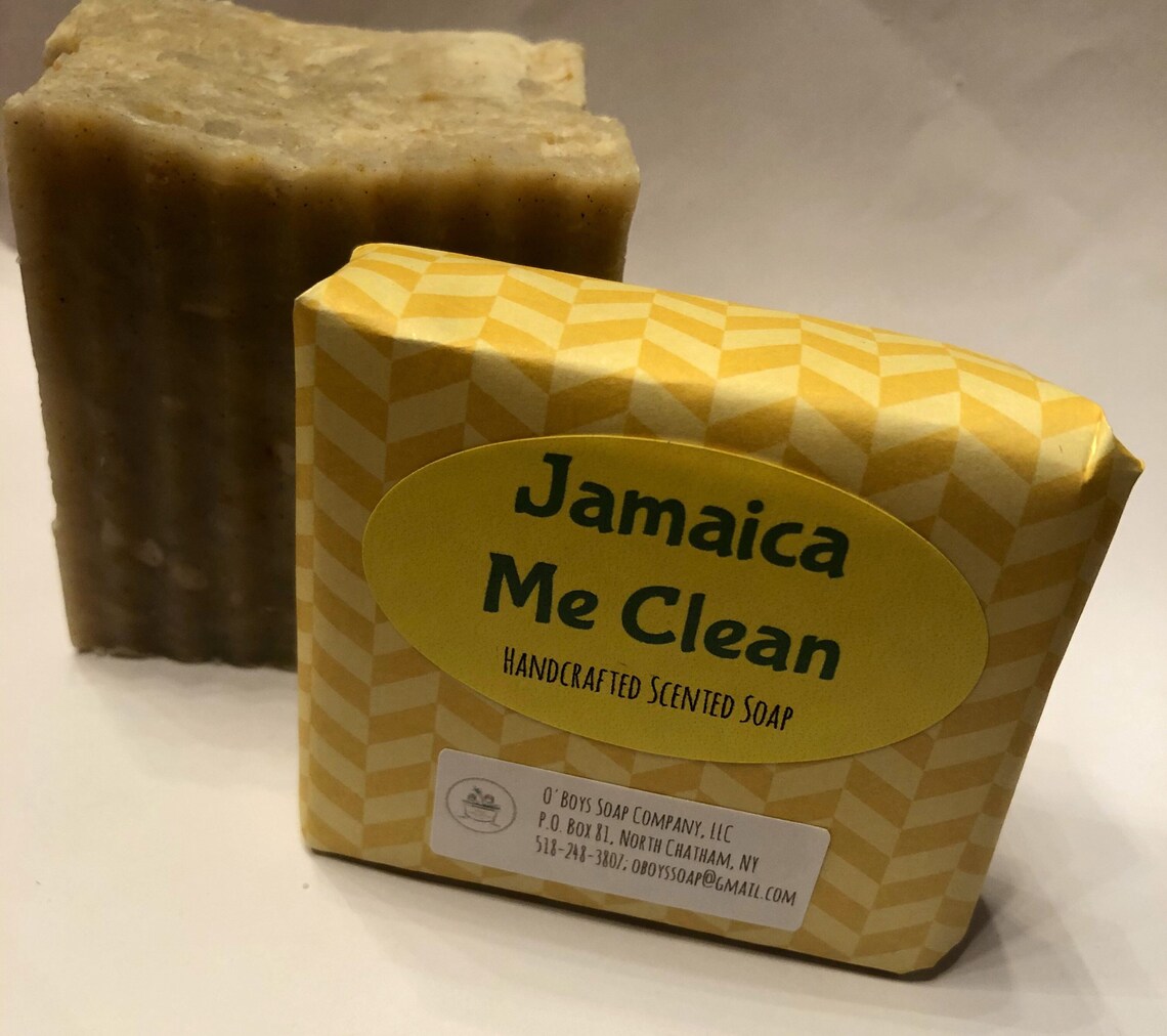 Jamaica Me Clean Vegan Soap Tropical Soap Coconut Soap Etsy
