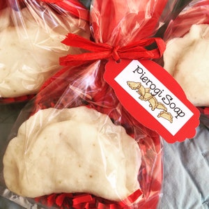 Pierogi Soap, Polish Party Favors, Polish Soap, Pierogi Soaps, Pierogis, Polish Bridal Shower Favors, Polish Baby Showers, Poland, Mom Gift image 2