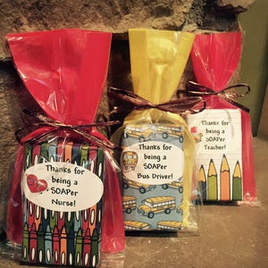 Custom Bus Driver/Teacher Soap Gift: Handcrafted Thank You