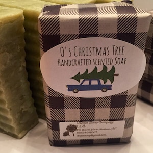 Christmas Tree Soap, Evergreen Soap, Tree Soap, Holiday Soap, O&#39;Christmas Tree, Vegan Holiday Gifts, Christmas Soap, Christmas Scented Soap