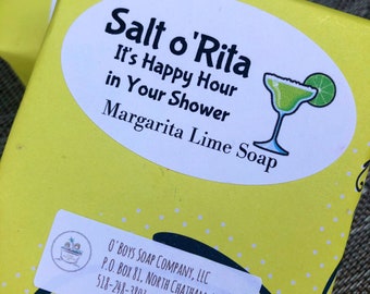 Margarita Lime Soap, Lime Margarita Soap, Margarita Lover, Beach Soap, Drink, Salt Soap, Gifts for Margarita Lovers, Happy Hour, Vacation