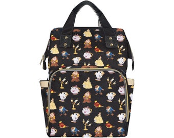beauty and the beast diaper bag