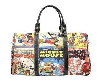 Bolsa de viaje de Mickey Mouse / Bolsa de lona de Mickey / Bolsa de lona de Disney / Bolsa de Disney / Equipaje de Mickey / Maleta de Mickey / Bolsa de Mickey Mouse /