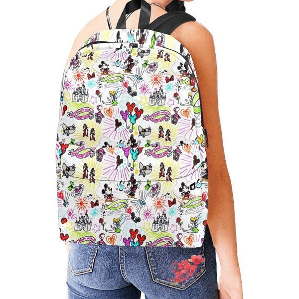 Disney Parks Backpack | Disney Parks Book Bag | Mickey Backpack | Disney Backpack | Disneyland Backpack | Disney Bag | Disney World Bag |