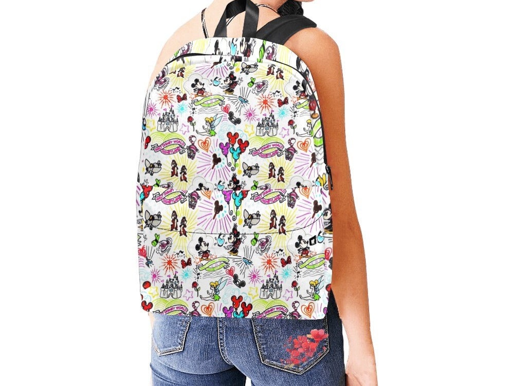 Disney Parks Backpack Disney Parks Book Bag Mickey Etsy