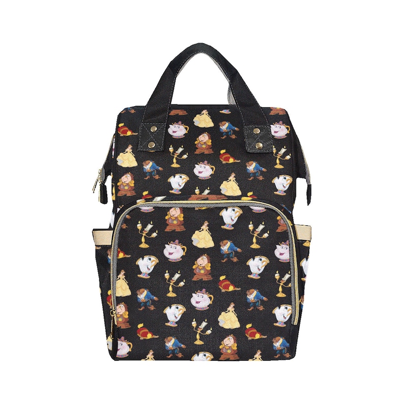 Beauty and the Beast Diaper Bag Backpack Disney Backpack Etsy