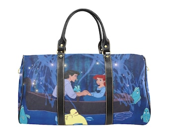 Kleine Meerjungfrau Reisetasche | Ariel Reisetasche | Disney Reisetasche | Disney Reisegepäck | Disney Seesack | Disney-Koffer | Ariel Tasche |