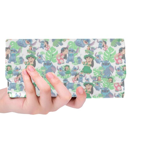 Stitch and Ducklings Trifold Wallet Stitch Wallet Lilo Etsy