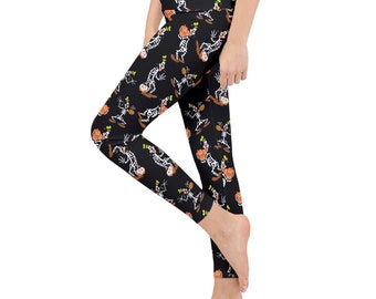 Goofy Skeleton Leggings | Goofy Leggings | Disney Halloween Leggings | Disney Leggings | Disney Yoga Pants | Yoga Pants | Yoga Leggings |