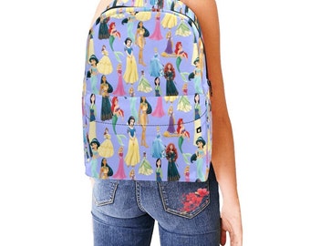 Princess Backpack | Disney Princess Book Bag | Disney Princess | Disneyland Backpack | Disney Backpack | Disney Bag | Disney World Bag |