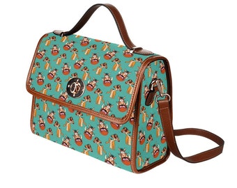 Timon en Pumbaa canvas schoudertas | Timon en Pumbaa-portemonnee | Lion King-portemonnee | Lion King-crossbody-tas | Lion King-tas | Disney-tas