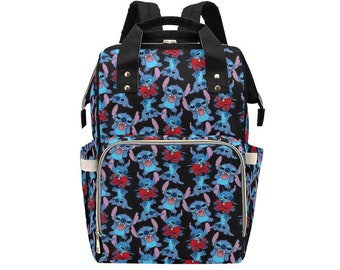 Stitch Diaper Bag Backpack | Stitch Backpack | Disney Diaper Bag | Disney Backpack | Disney Bag | Disney Diaper Backpack | Experiment 626