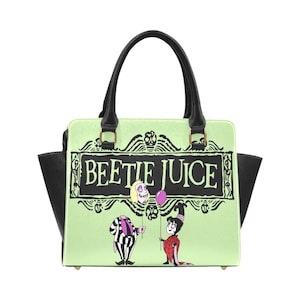 Beetlejuice Handbag | Betelgeuse Purse | Beetlegeuce Purse | Beetlejuice Tote | Beetlejuice Bag | Tim Burton Purse | Betelgeuse bag