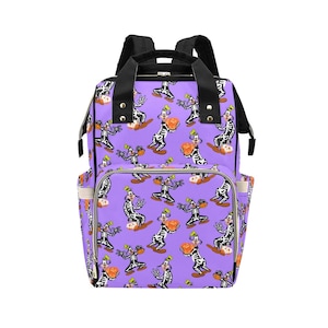 Goofy Skeleton Diaper Bag Backpack | Goofy Halloween Backpack | Disney Halloween Bag | Disney Halloween  Disney Diaper Bag | Disney Backpack