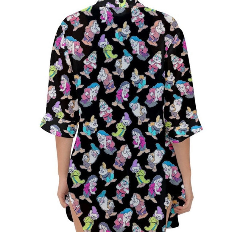 Seven Dwarves Chiffon Kimono | 7 Dwarves Kimono| Snow White Kimono