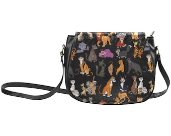 Disney Cats Crossbody Purse | Disney Cats Purse | Disney Cats Bag | Disney Cats Handbag | Disneyland Purse | Disney World Purse | Disney Bag