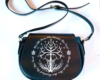 Monedero de El Señor de los Anillos / Monedero del Árbol de Gondor / Bolso ESDLA / Monedero ESDLA / Bolso de El Señor de los Anillos / Bolso del Árbol de Gondor / Bolso ESDLA / Gondor