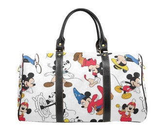 Bolsa de viaje de Mickey Mouse / Bolsa de lona de Mickey / Bolsa de lona de Disney / Bolsa de Disney / Equipaje de Mickey / Maleta de Mickey / Bolsa de Mickey Mouse /