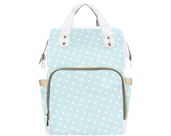 Mochila pañalera azul de Mickey Mouse / Mochila Mickey Mouse Mochila pañalera Disney Mochila Disney Mochila Mickey Mouse Mochila pañalera Disney