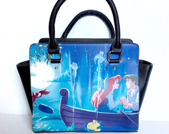 Bolso de mano de La Sirenita / Bolso tote de La Sirenita / Monedero Disney / Bolso tote Disney / Bolso Disneyland / Monedero Disney World