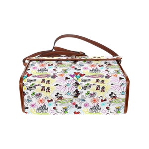 Disney Parks Canvas Purse Disney Parks Purse Disney Parks Crossbody Purse Disneyland Purse Disney Crossbody Purse Disney Purse image 7