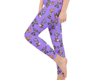 Goofy Skeleton Leggings | Goofy Leggings | Disney Halloween Leggings | Disney Leggings | Disney Yoga Pants | Yoga Pants | Yoga Leggings |