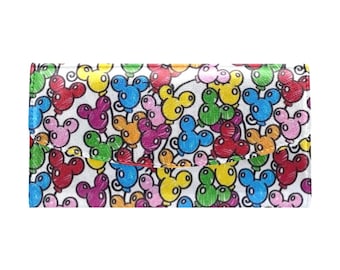 Mickey Balloons Wallet | Mickey Balloons Flap Wallet | Mickey Wallet | Mickey Balloons Purse | Mickey Ears Wallet | Disney Wallet