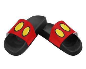 HOT Men Miki Sandals Mickey Mouse Slip On Sandals Mickey