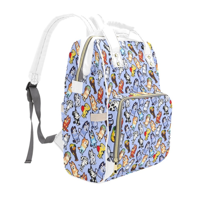 Bluey Dogs Diaper Bag Backpack Disney Bluey Backpack Etsy Australia