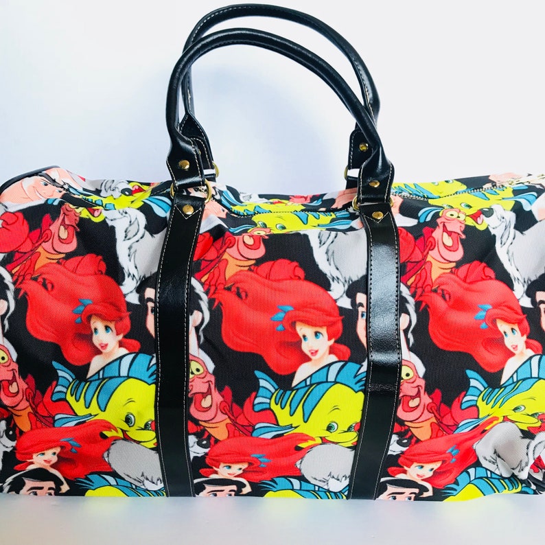 Little Mermaid Travel Bag Ariel Travel Bag Disney Travel Etsy