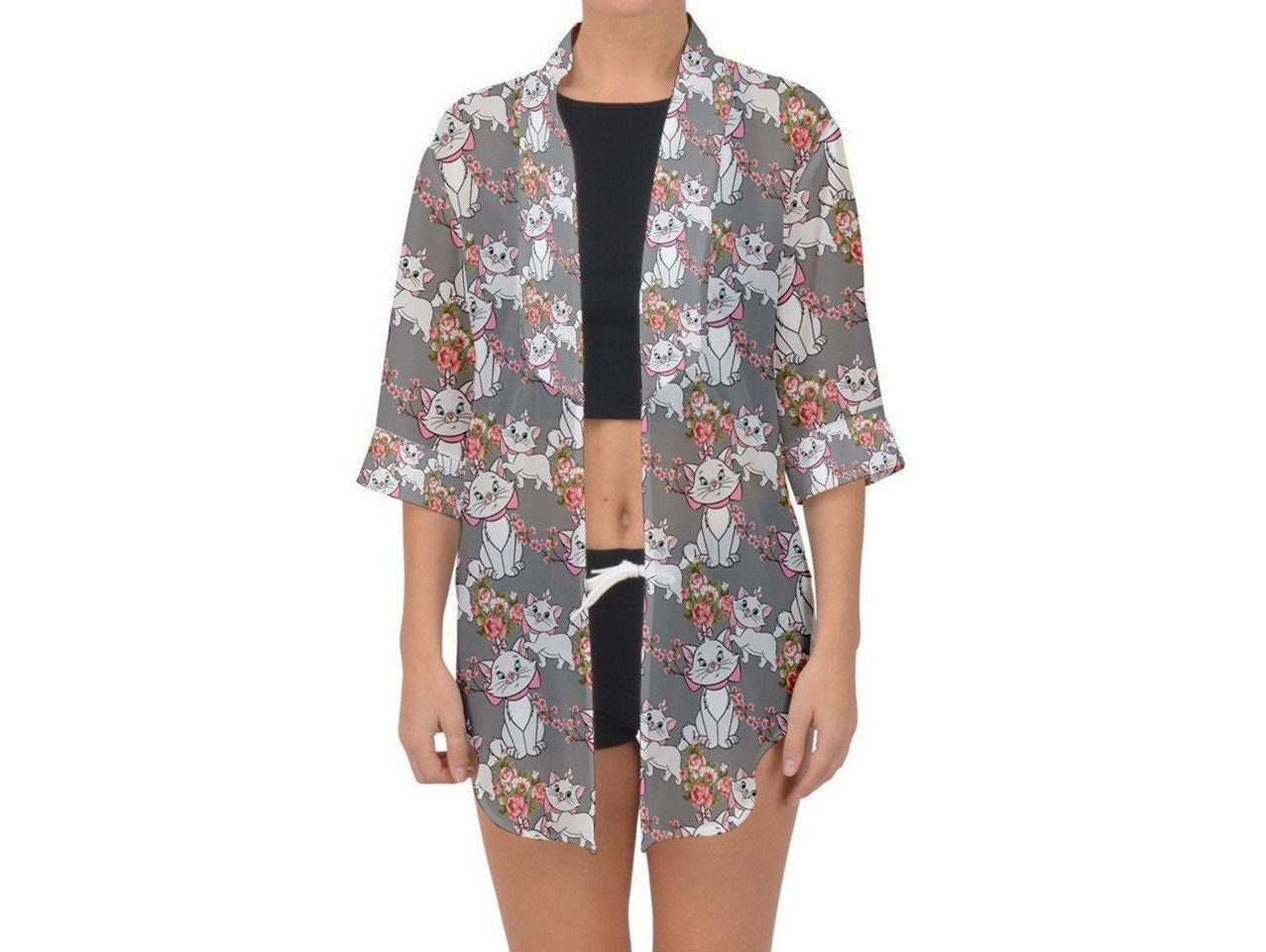 Marie Chiffon Kimono | Aristocats Kimono | Aristocats Top | Disney Swimwear